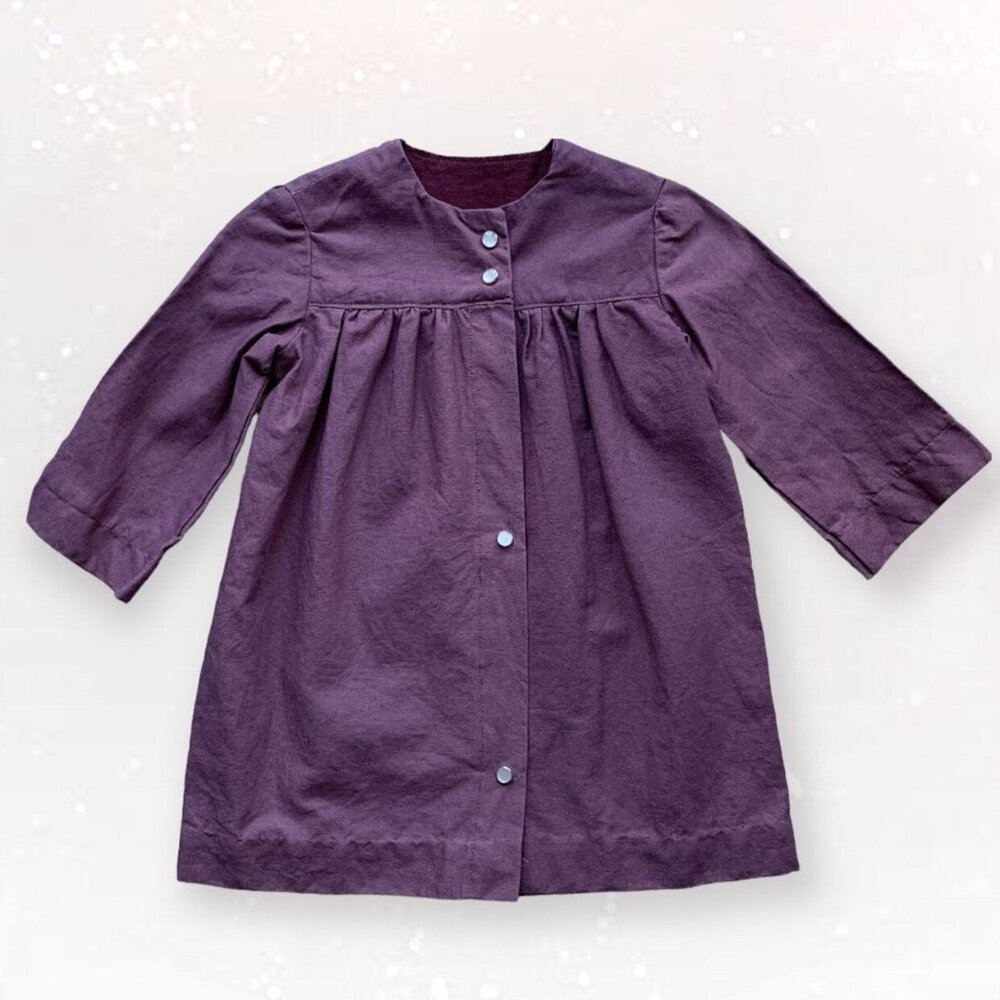 Handmade Purple Coat Dress